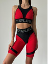 Велосипедки FITRUN  Cycling Super Nuts Push-Up "Red Relief"