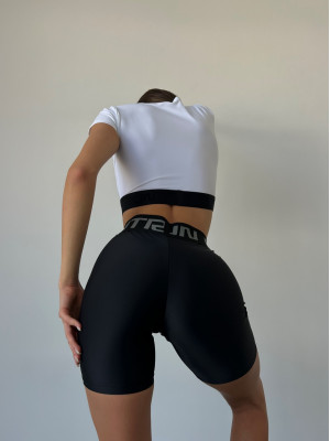 Cycling Short FitRun Cycling Base "Total Black"