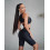 Cycling Short FITRUN  Cycling NICE Push-Up "Black Blaze"