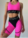 Cycling Short FITRUN Cycling Super Nuts "Pink Relief"