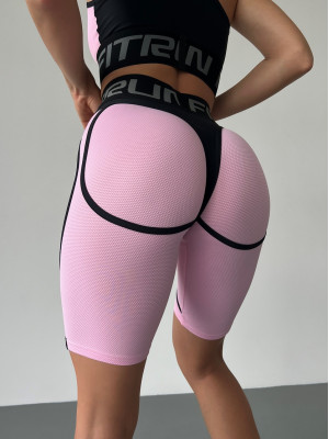 Cycling Short FITRUN Cycling Super Nuts "Flamingo Relief"