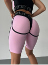 Cycling Short FITRUN Cycling Super Nuts "Flamingo Relief"