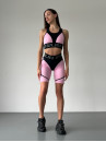 Cycling Short FITRUN Cycling Super Nuts "Flamingo Relief"