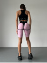 Cycling Short FITRUN Cycling Super Nuts "Flamingo Relief"