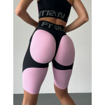 Cycling Short FITRUN Cycling Super Nuts Push-Up "Flamingo Relief"