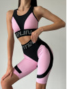 Cycling Short FITRUN Cycling Super Nuts Push-Up "Flamingo Relief"