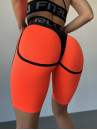 Cycling Short FITRUN Cycling Super Nuts "Orange Relief"