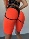 Cycling Short FITRUN Cycling Super Nuts "Orange Relief"