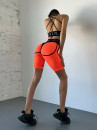 Cycling Short FITRUN Cycling Super Nuts "Orange Relief"