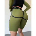 Cycling Short FITRUN Cycling Super Nuts "Khaki Relief"