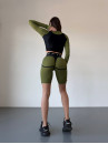 Cycling Short FITRUN Cycling Super Nuts "Khaki Relief"