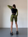 Cycling Short FITRUN Cycling Super Nuts "Khaki Relief"