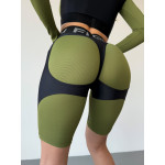 Cycling Short FITRUN  Cycling Super Nuts Push-Up "Khaki Relief"