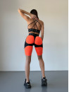 Cycling Short FITRUN  Cycling Super Nuts Push-Up "Orange Relief"