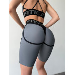 Cycling Short FITRUN Cycling Super Nuts "Silver"