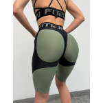 Cycling Short FITRUN  Cycling Super Nuts Push-Up "Olive"