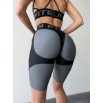 Cycling Short FITRUN  Cycling Super Nuts Push-Up "Silver"