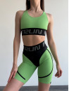Cycling Short FITRUN Cycling Super Nuts "Avocado Relief"