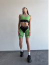 Cycling Short FITRUN Cycling Super Nuts "Avocado Relief"