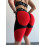 Cycling Short FITRUN  Cycling Super Nuts Push-Up "Shine Bordo"