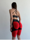 Велосипедки FITRUN  Cycling Super Nuts Push-Up "Shine Bordo"