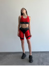 Велосипедки FITRUN  Cycling Super Nuts Push-Up "Shine Bordo"