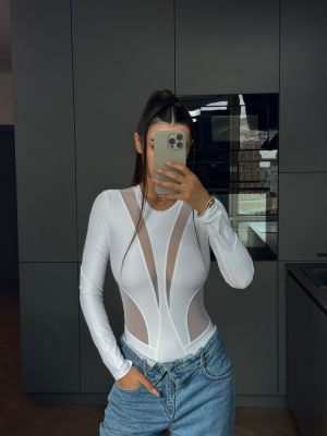 Боди FITRUN Body SPIDER LINE "Total White"