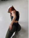 Leggings FITRUN Leggings Super Nuts "Khaki"