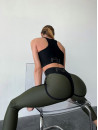 Leggings FITRUN Leggings Super Nuts "Khaki"