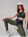 Leggings FITRUN Leggings Super Nuts "Khaki"
