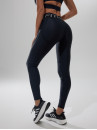 Leggings FITRUN Leggings Super Nuts "Total Black"