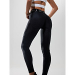 Leggings FITRUN Leggings Super Nuts Push-Up "Total Black"