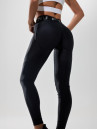 Leggings FITRUN Leggings Super Nuts Push-Up "Total Black"