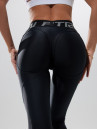 Leggings FITRUN Leggings Super Nuts Push-Up "Total Black"