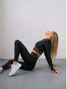 Леггинсы FITRUN Leggings Super Nuts Push-Up "Total Black"