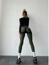 Легінси FITRUN Leggings Super Nuts Push-Up "Khaki"