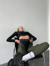 Легінси FITRUN Leggings Super Nuts Push-Up "Khaki"