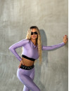 Leggings FITRUN Leggings Super Nuts Push-Up "Total Shine Lilac”