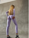 Leggings FITRUN Leggings Super Nuts Push-Up "Total Shine Lilac”