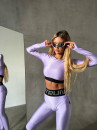 Leggings FITRUN Leggings Super Nuts Push-Up "Total Shine Lilac”