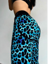 Leggings FITRUN Leggings Super Nuts "Leo Blue"