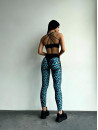 Leggings FITRUN Leggings Super Nuts "Leo Blue"