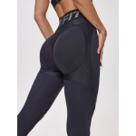 Легінси FITRUN Leggings Super Nuts Push-Up "Total Black Relief"