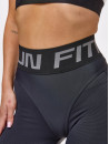 Leggings FITRUN Leggings Super Nuts Push-Up "Total Black Relief"