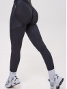 Leggings FITRUN Leggings Super Nuts Push-Up "Total Black Relief"