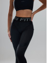 Leggings FITRUN Leggings Super Nuts Push-Up "Total Black Relief"