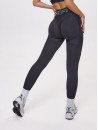 Leggings FITRUN Leggings Super Nuts Push-Up "Total Black Relief"
