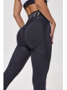 Легінси FITRUN Leggings Super Nuts Push-Up "Total Black Relief"