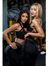 Легінси FITRUN Leggings Super Nuts Push-Up "Total Black Relief"