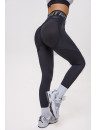 Легінси FITRUN Leggings Super Nuts Push-Up "Total Black Relief"